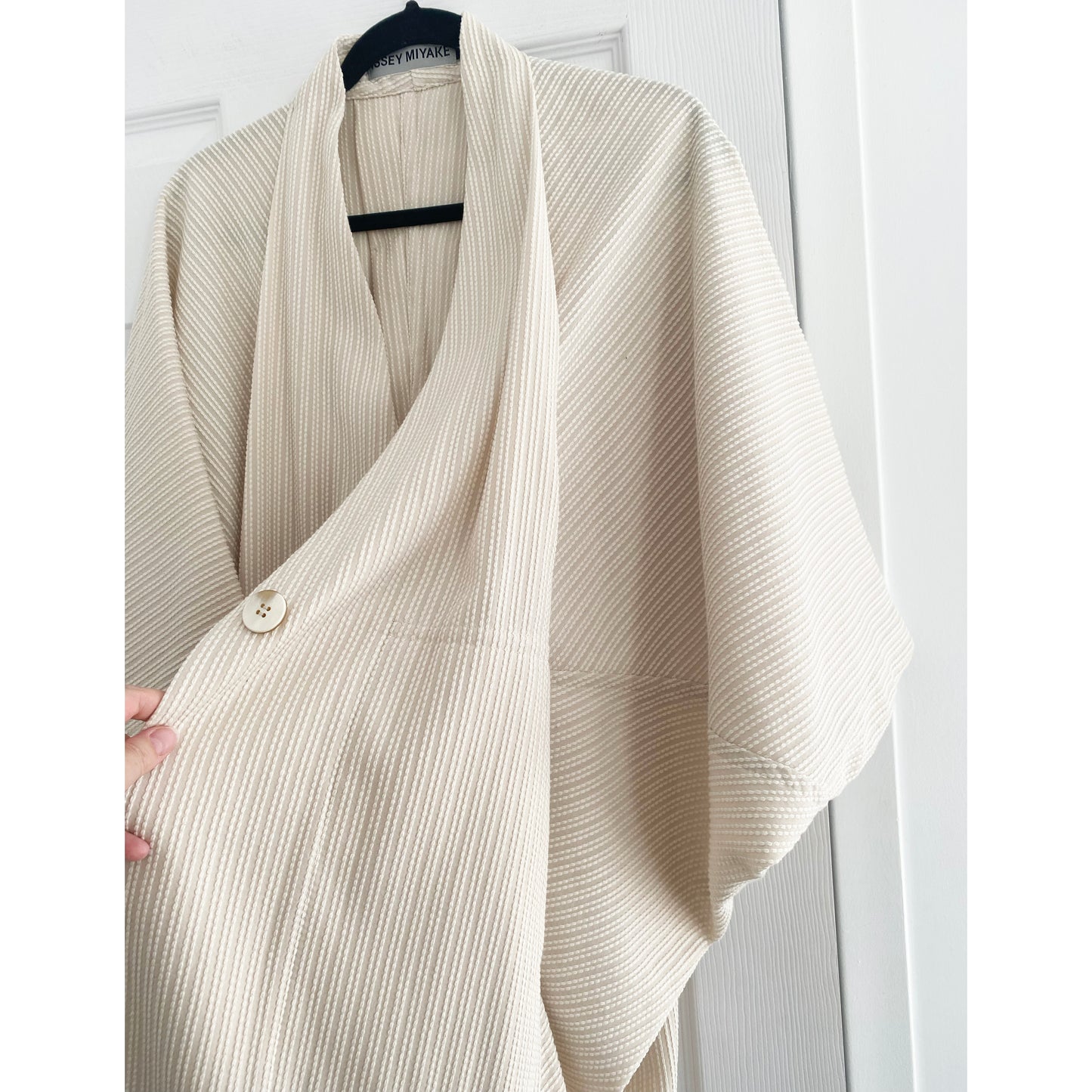 Issey Miyake Sashiko Wrap Kimono Jacket taille « 2 » s’adapte à M à XL
