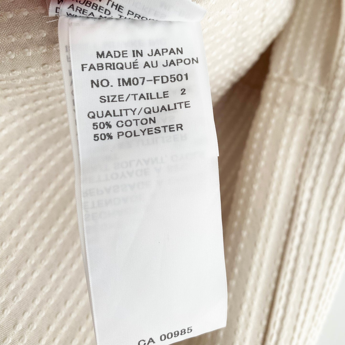 Issey Miyake Sashiko Wrap Kimono Jacket taille « 2 » s’adapte à M à XL