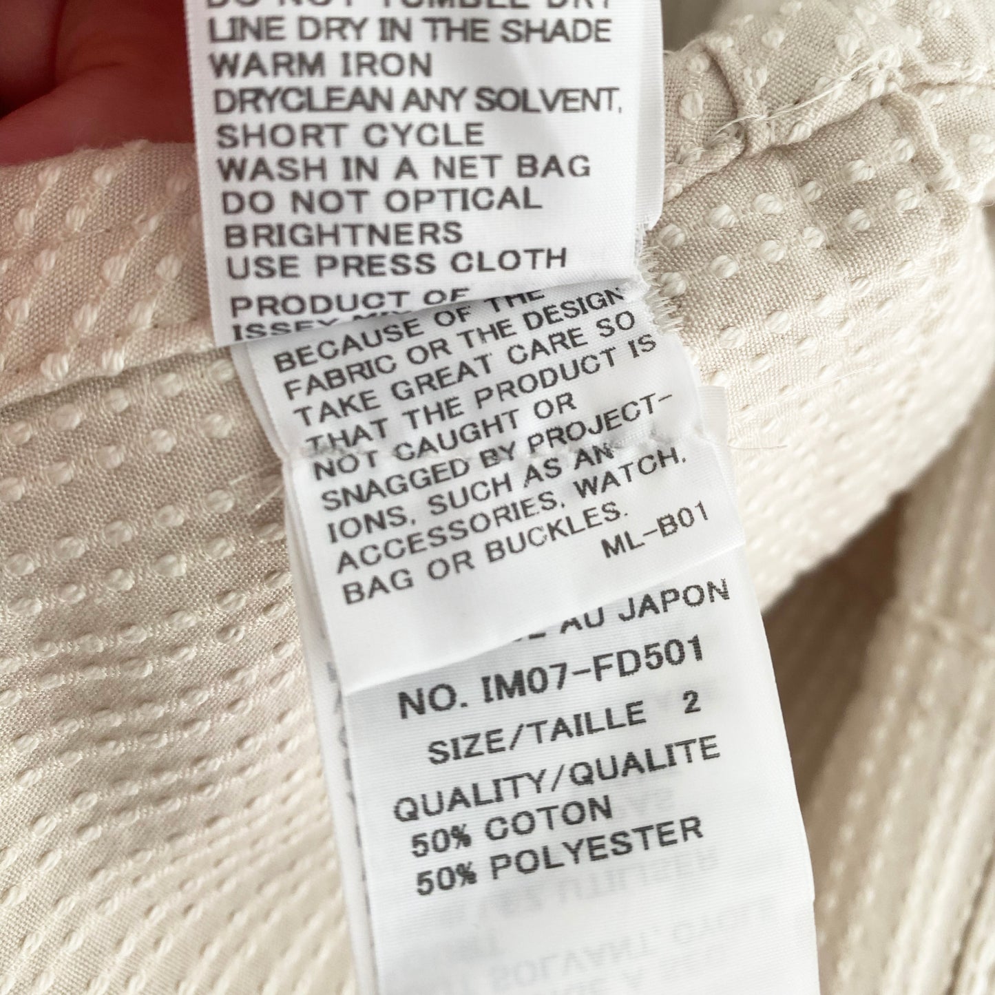 Issey Miyake Sashiko Wrap Kimono Jacket taille « 2 » s’adapte à M à XL