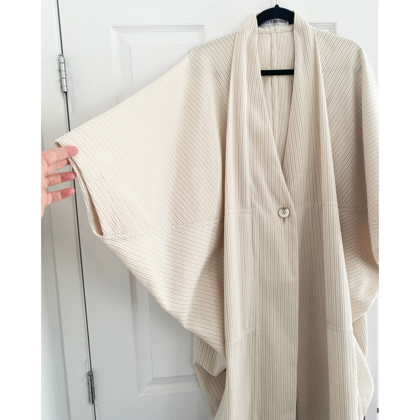 Issey Miyake Sashiko Wrap Kimono Jacket taille « 2 » s’adapte à M à XL