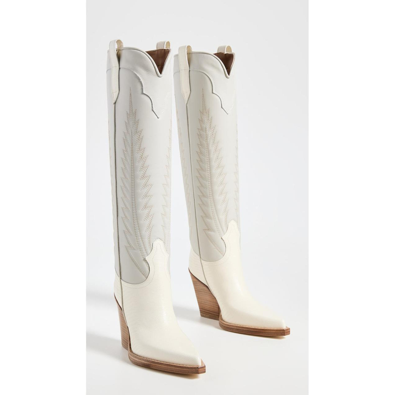 Paris Texas "El Dorado" Boots in Ecru, size 40.5