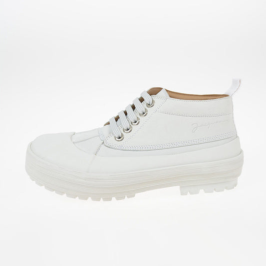 Jacquemus "Les Meuniers" boots in White, size 38