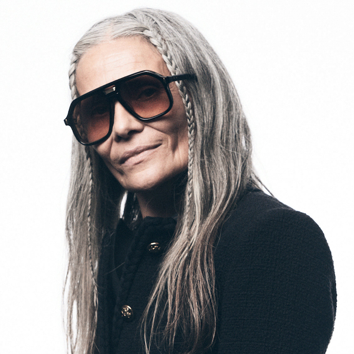 Jacques Marie Mage "Casius" Sunglasses in "Beluga" Black