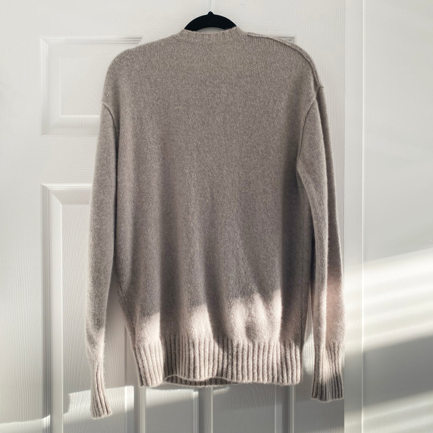 James Perse Crossover Front Cashmere Sweater, size "2" (Medium ish)
