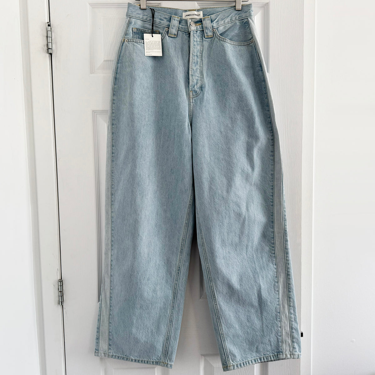 James Street Track Jean in Faded Blue, size 28