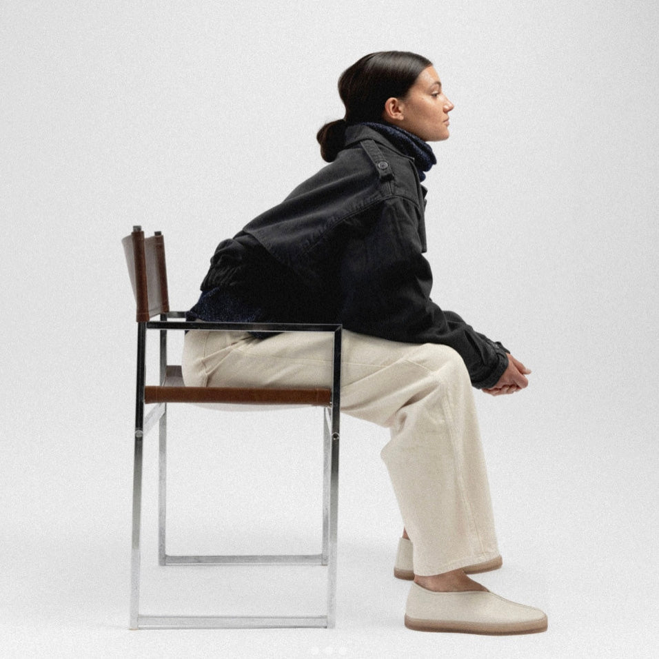 James Street Trench Bomber in Grey, size Large