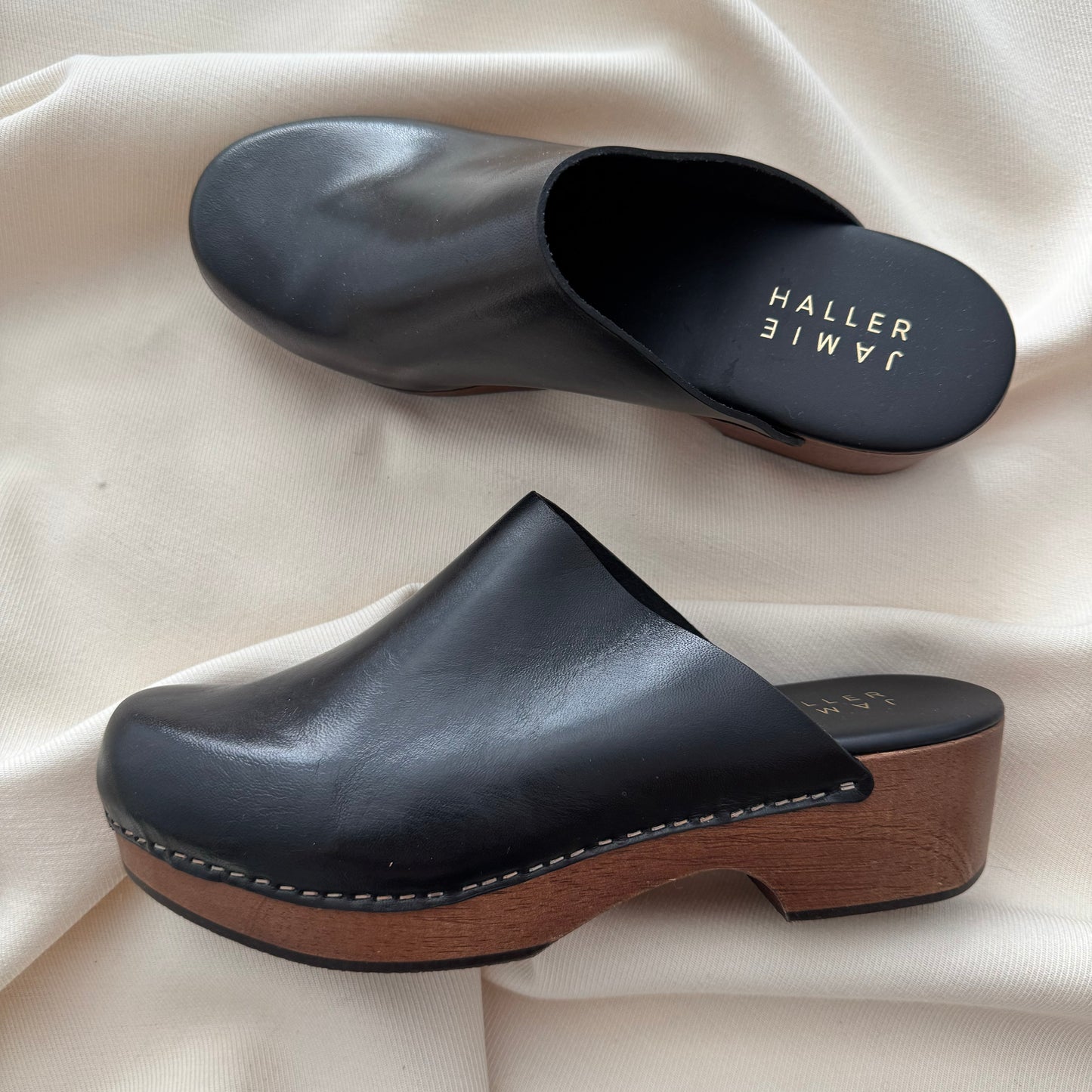 Jamie Haller Clogs in Black, size 37