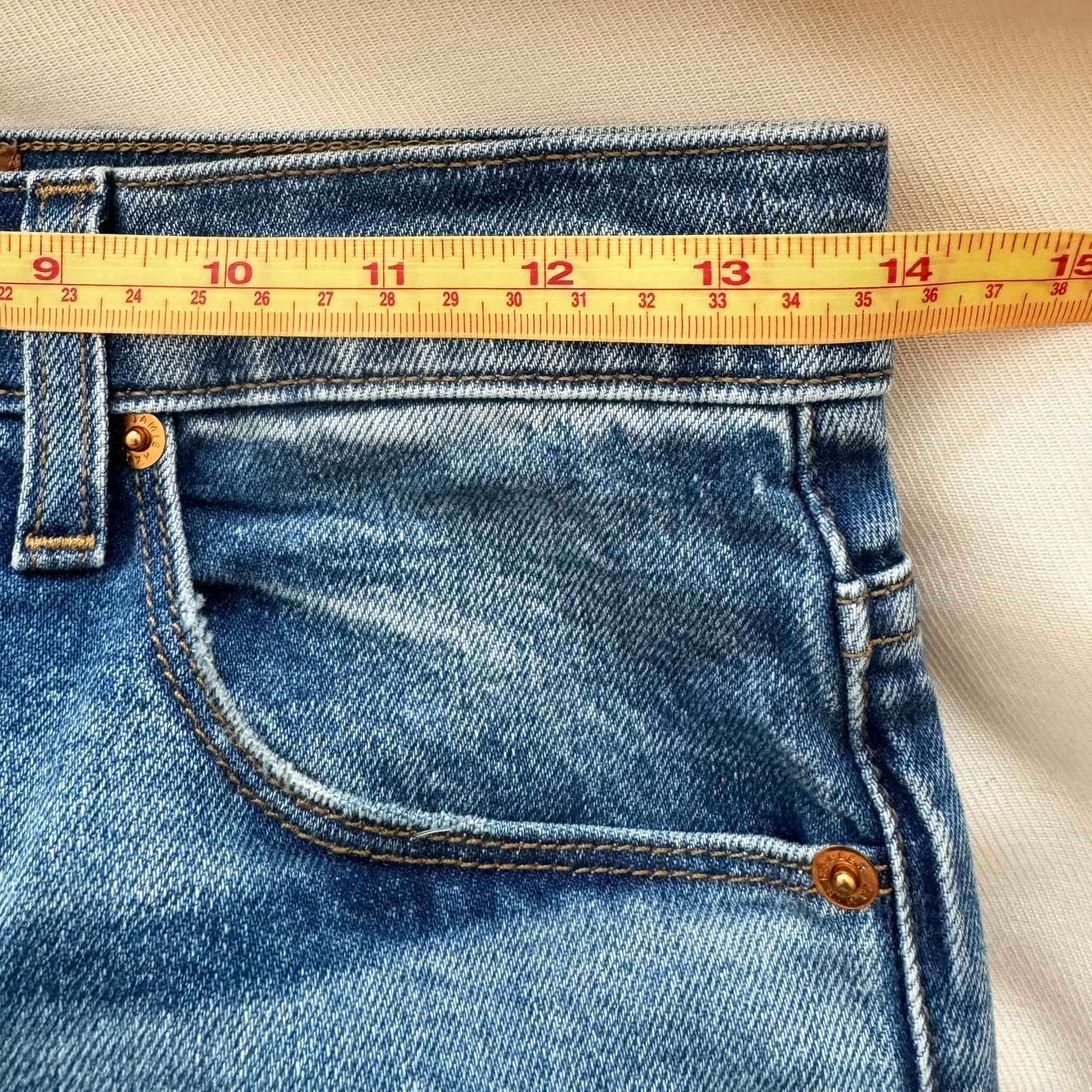 Jamie Haller "The Crease" Jeans, size 26 ** HEMMED **