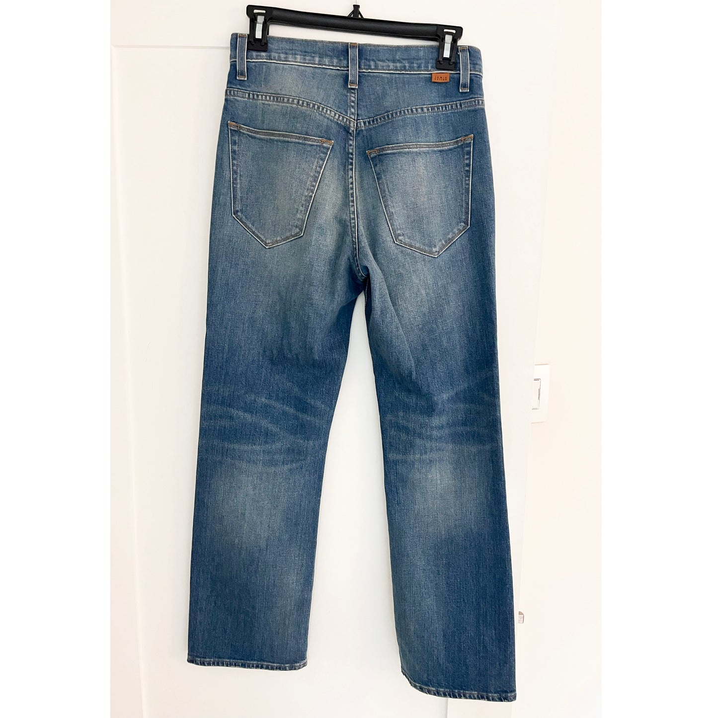 Jamie Haller "Kenickie" Jeans in Distressed Indigo, size 26