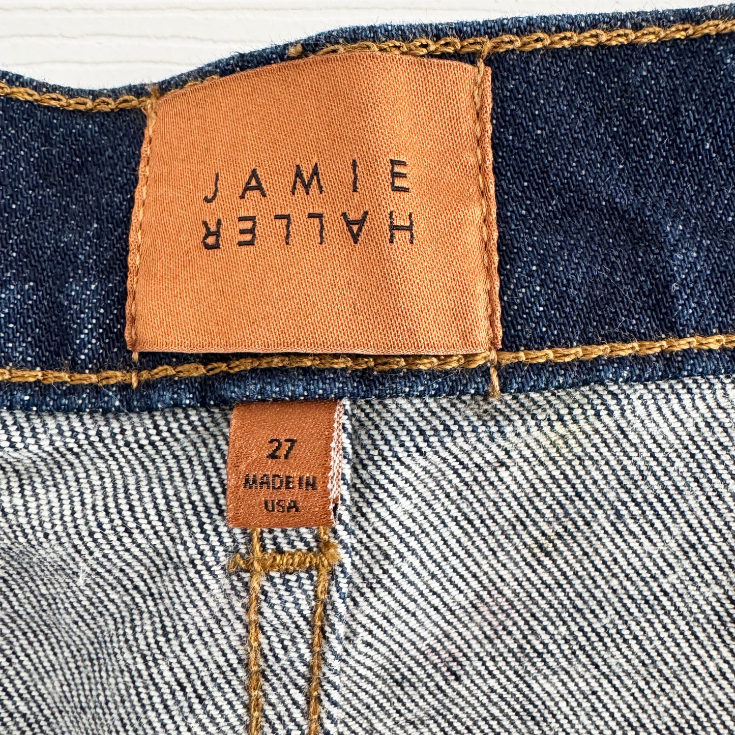 Jamie Haller "The Wide A-Leg" Jean in Dark Denim, size 27