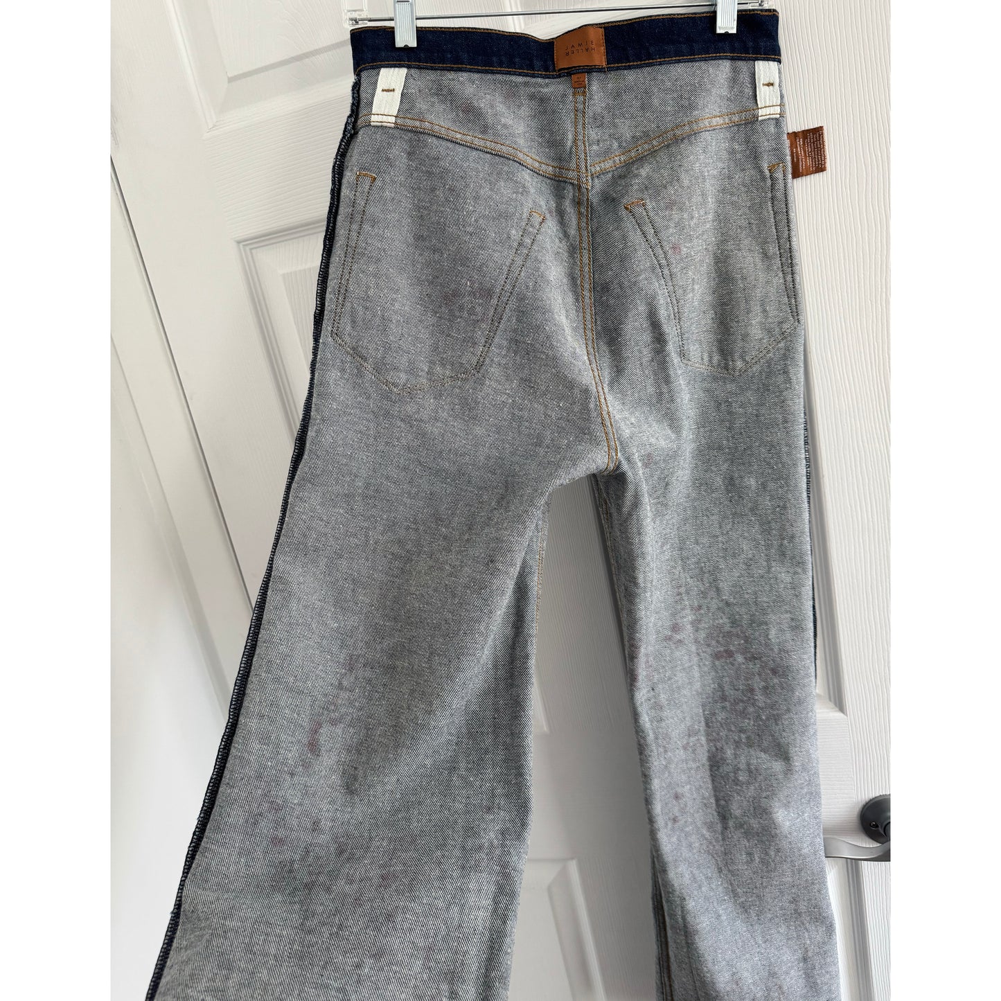 Jamie Haller "The Wide A-Leg" Jean in Dark Denim, size 27