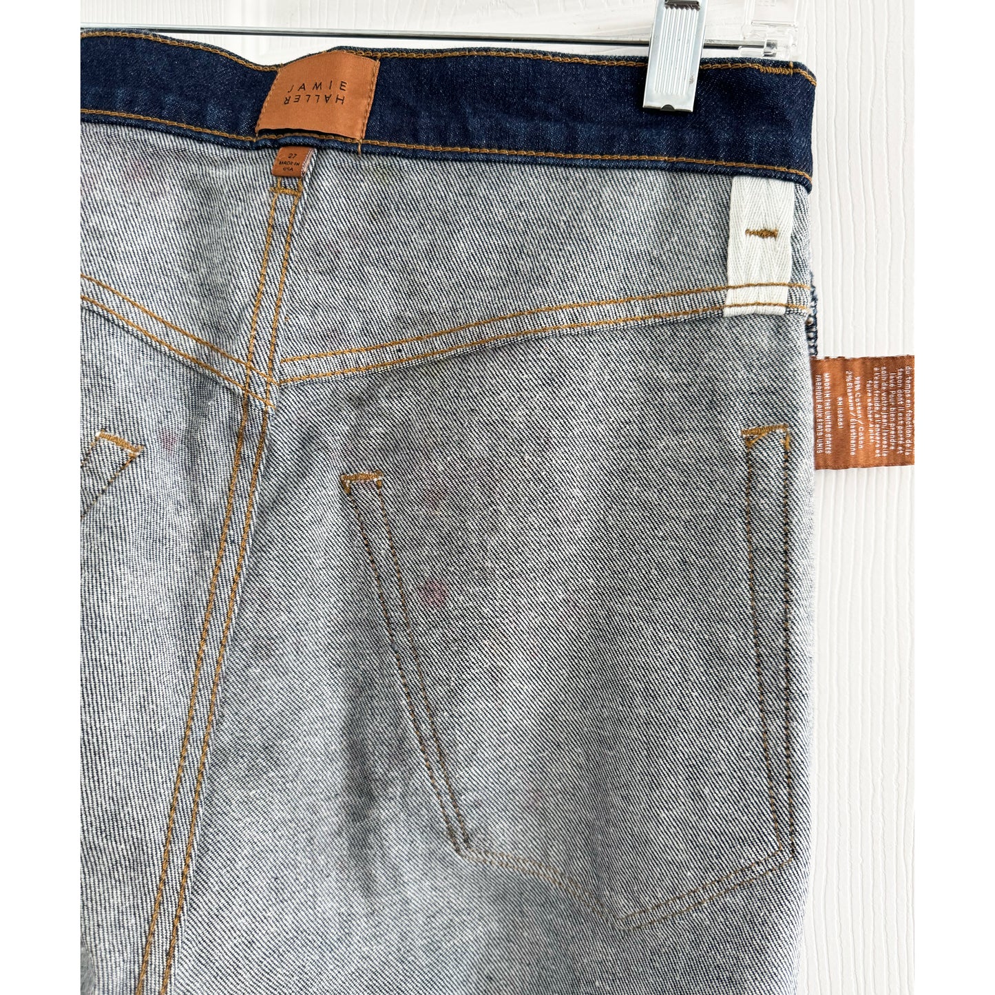 Jamie Haller "The Wide A-Leg" Jean in Dark Denim, size 27