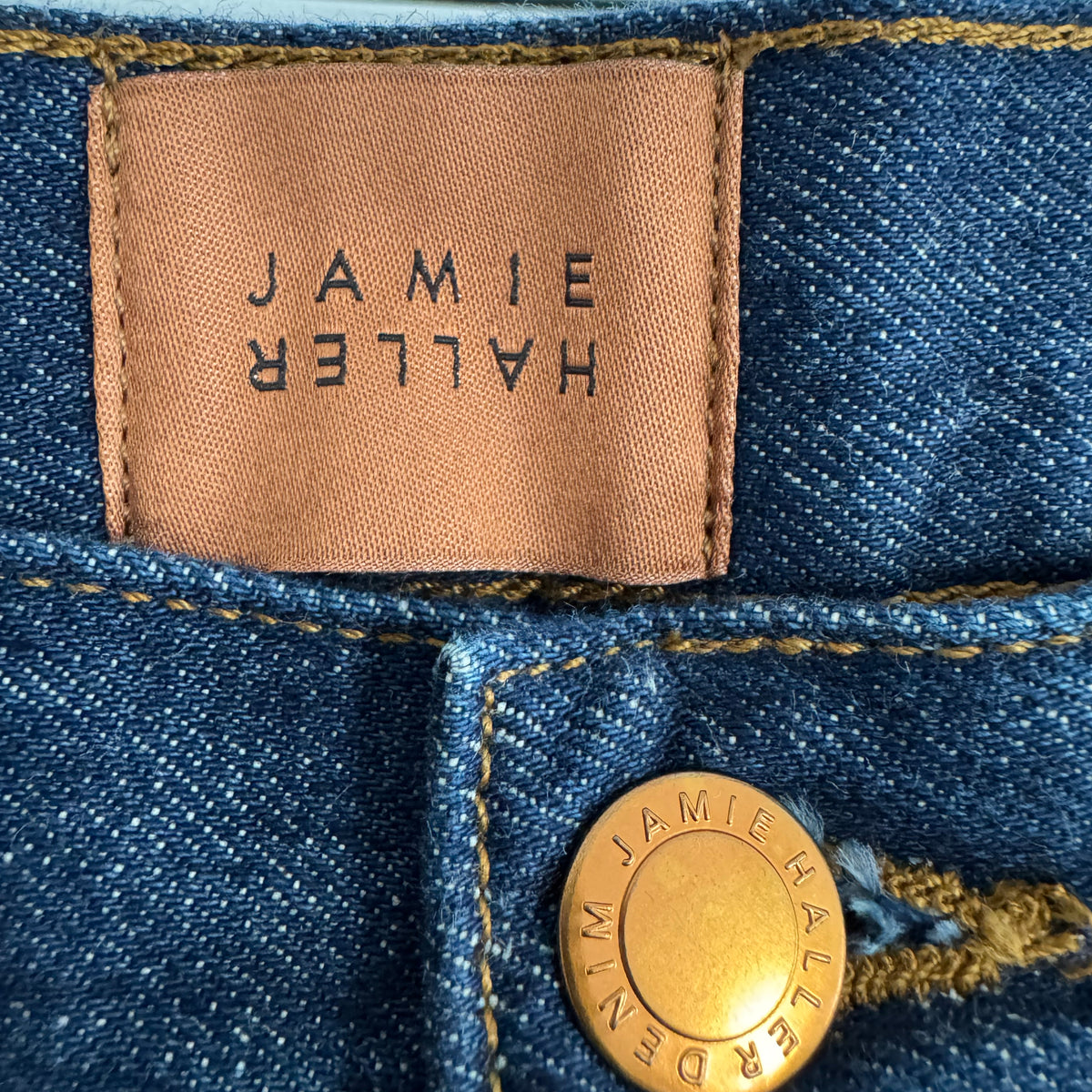 Jamie Haller "The Tailored Short" in "Raw Rinse", size 28