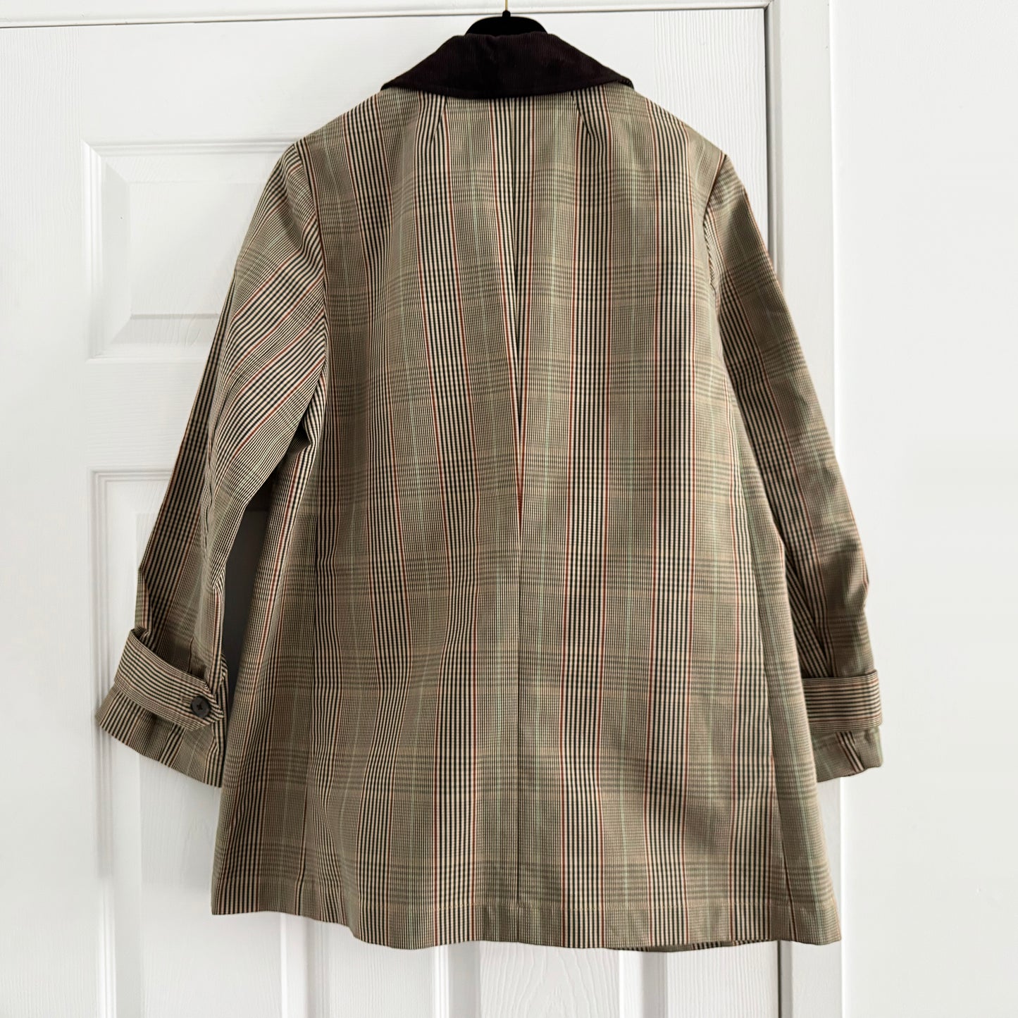 J. Crew Double-faced Cotton "Barn Jacket" in Plaid, size Small