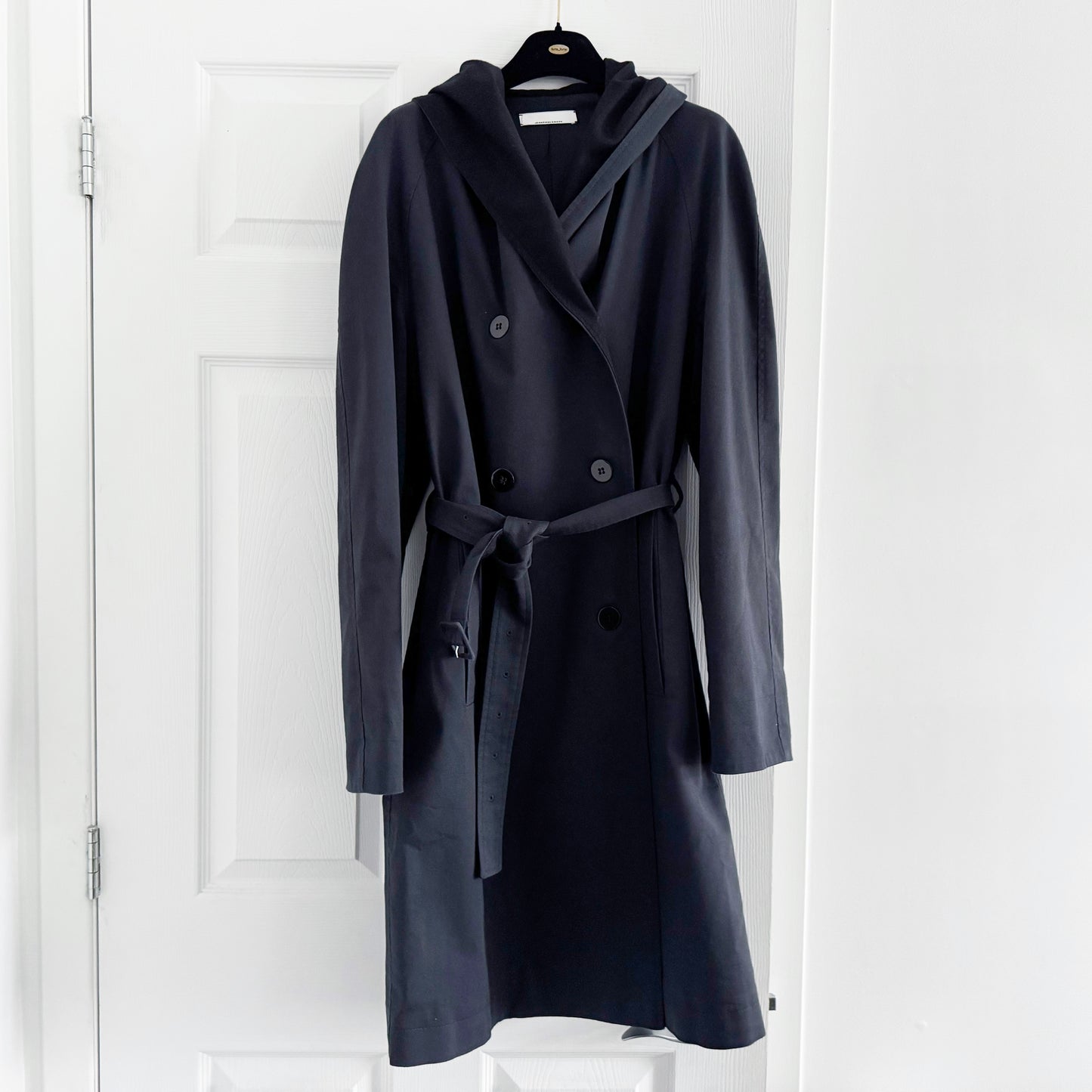 Jean Paul Knott Navy/Black Trench, size "2" (fits size Medium)