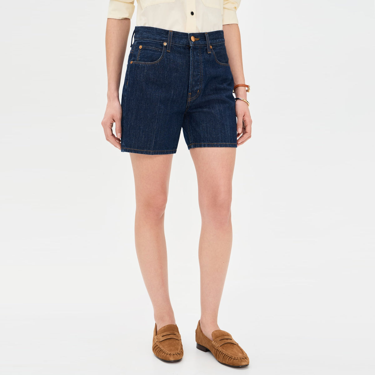 Jamie Haller "The Tailored Short" in "Raw Rinse", size 28