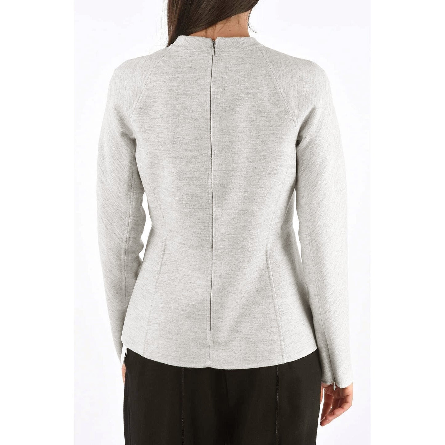 Jil Sander Grey Wool Felt Top, size 36 (fits like US 4/6)