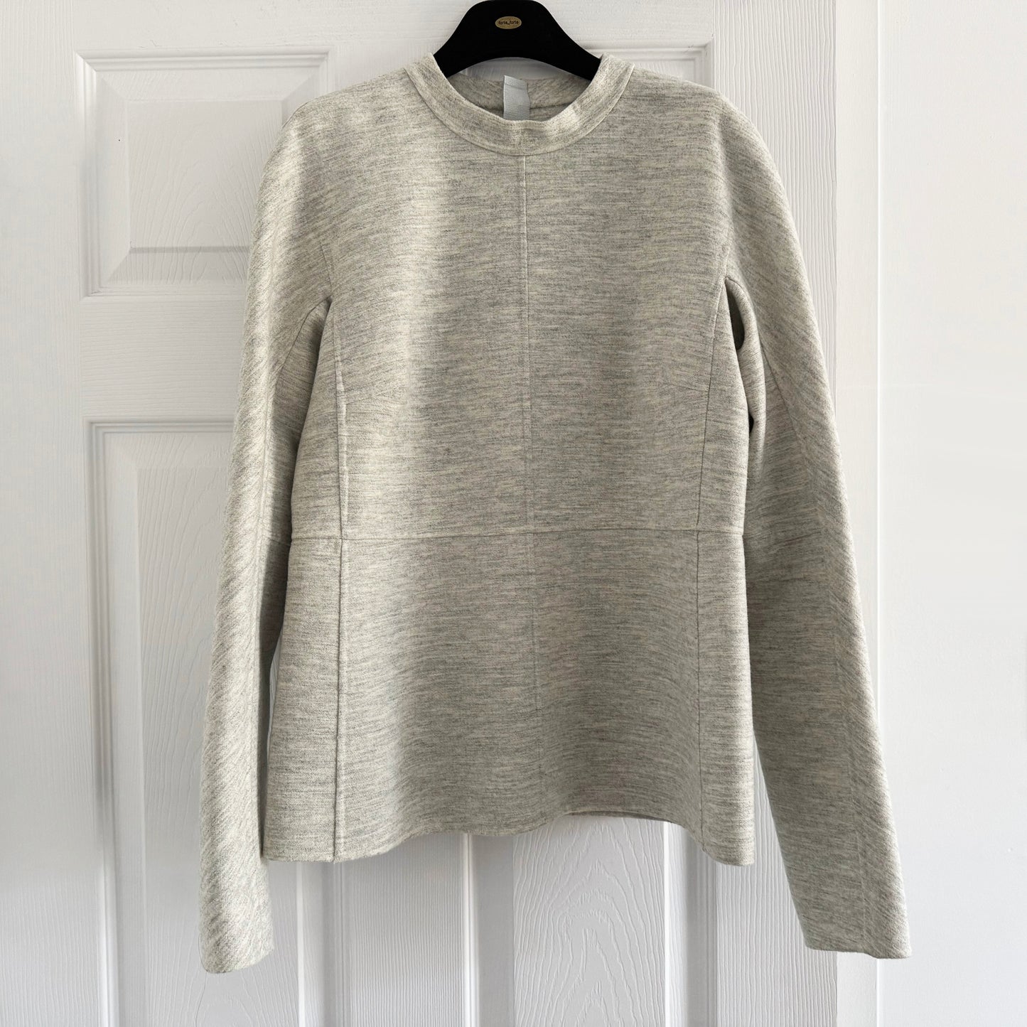 Jil Sander Grey Wool Felt Top, size 36 (fits like US 4/6)