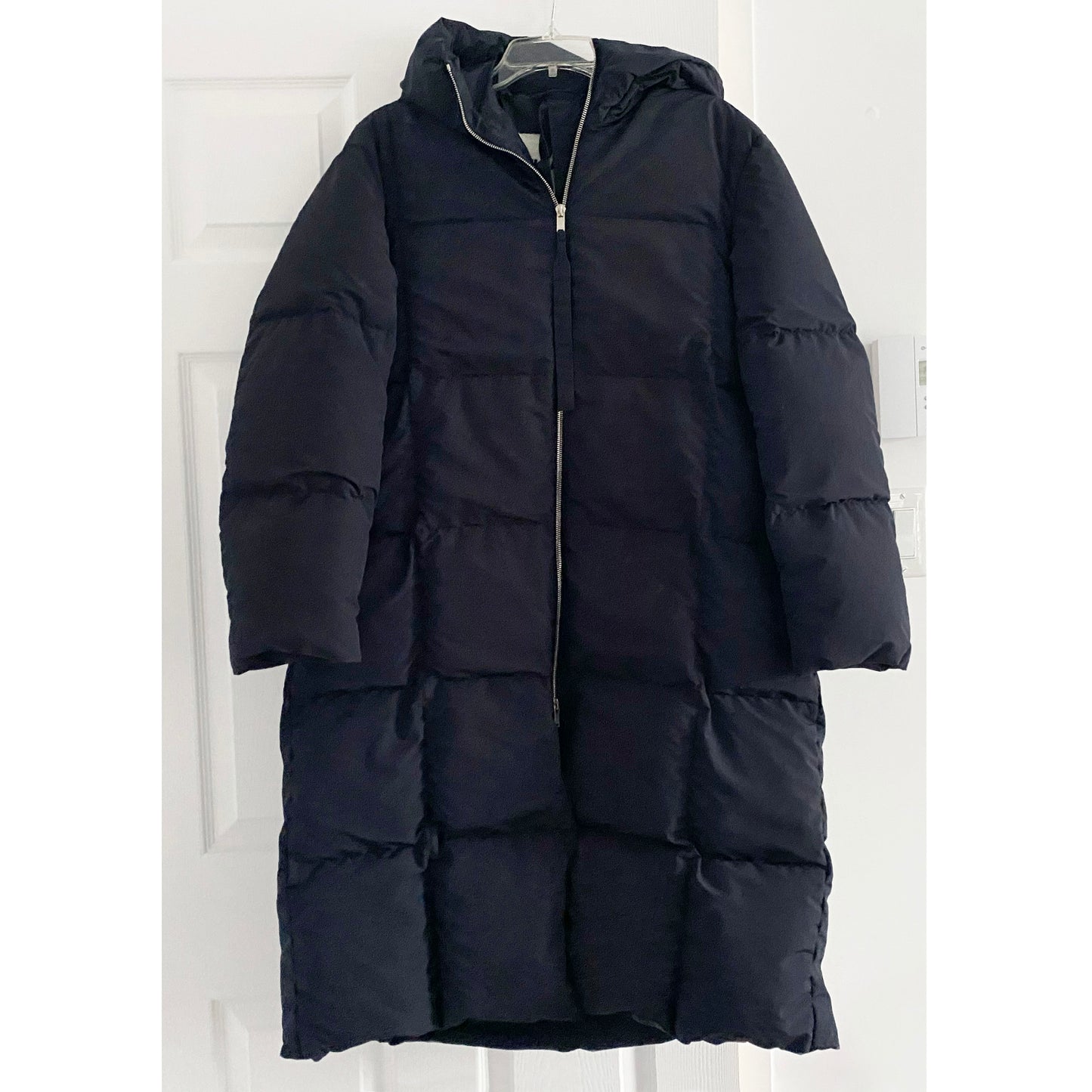 Jil Sander+ Down Coat in Navy, size 34 (size small)