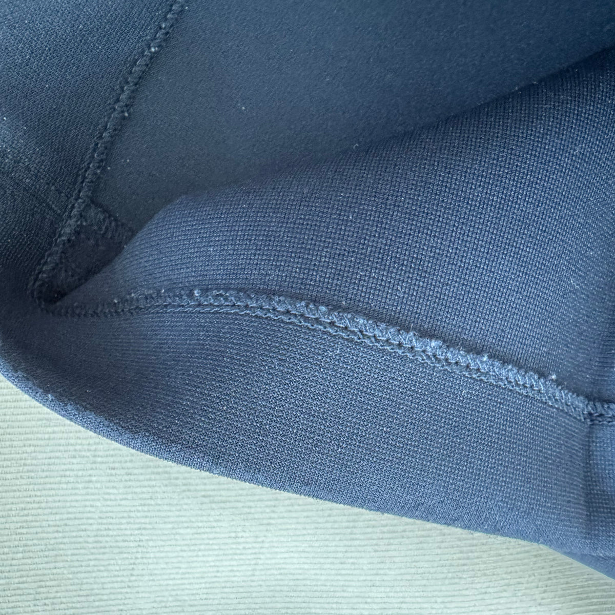 Jil Sander Cropped Scuba Pants in Navy, size 38