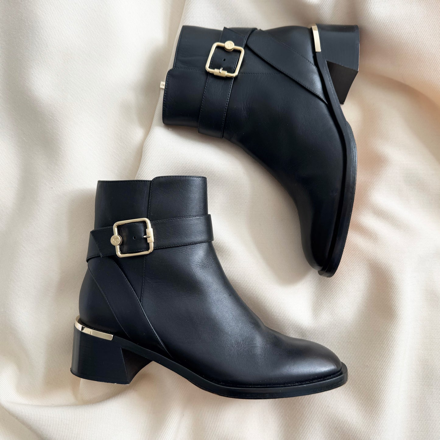 Jimmy Choo "Clarice" Boots in Black, size 38