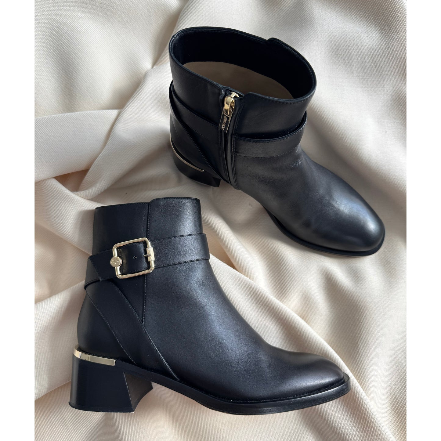 Jimmy Choo "Clarice" Boots in Black, size 38