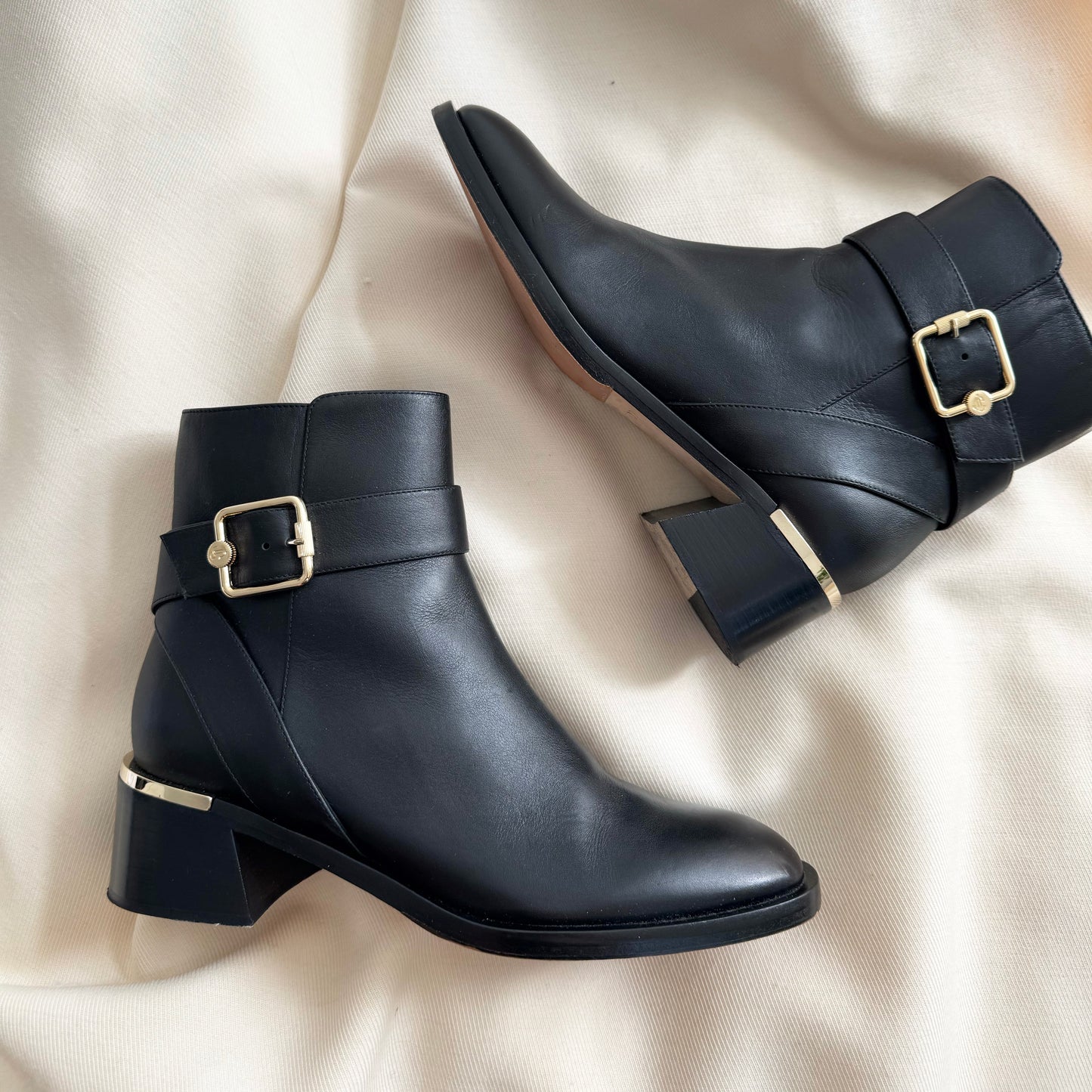 Jimmy Choo "Clarice" Boots in Black, size 38