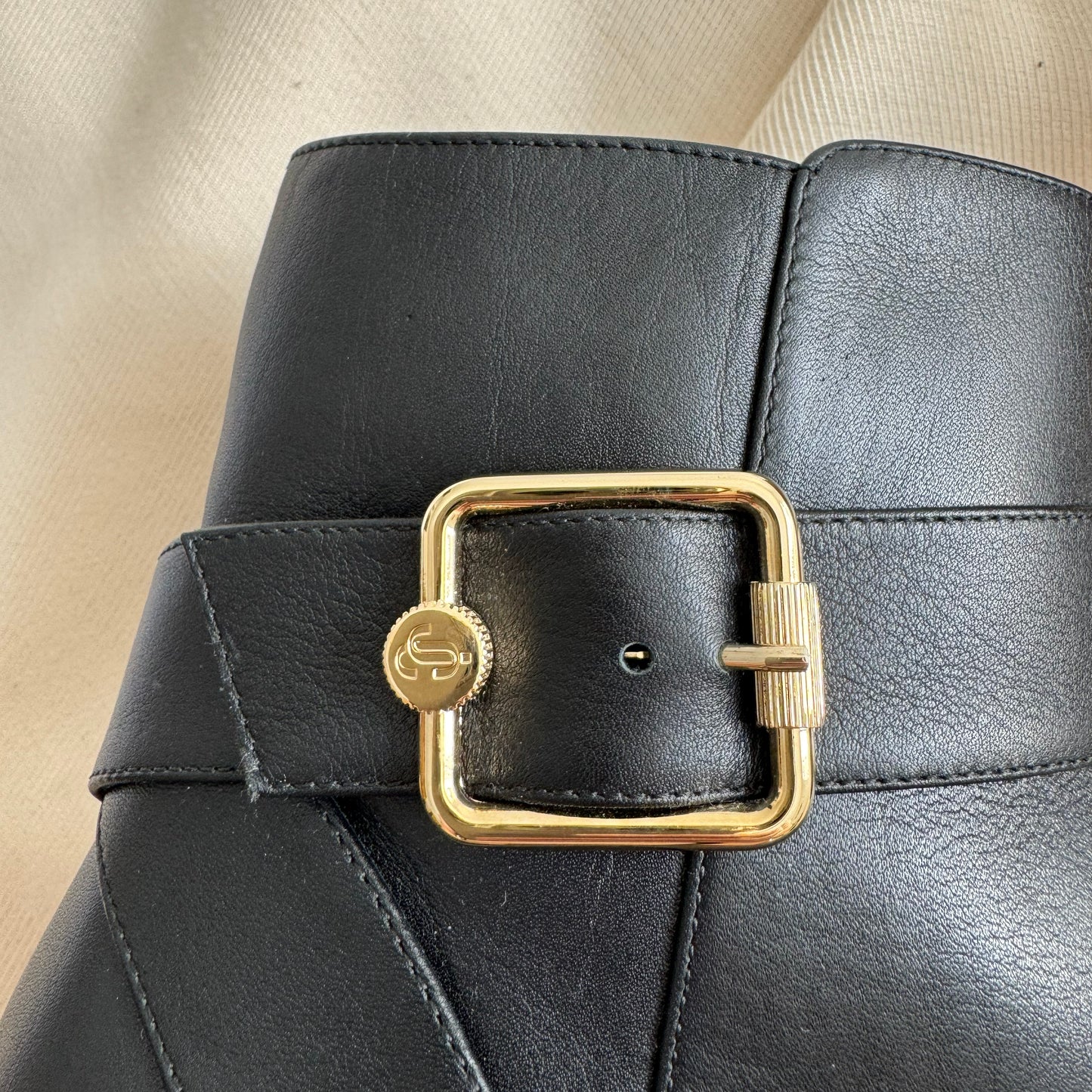 Jimmy Choo "Clarice" Boots in Black, size 38