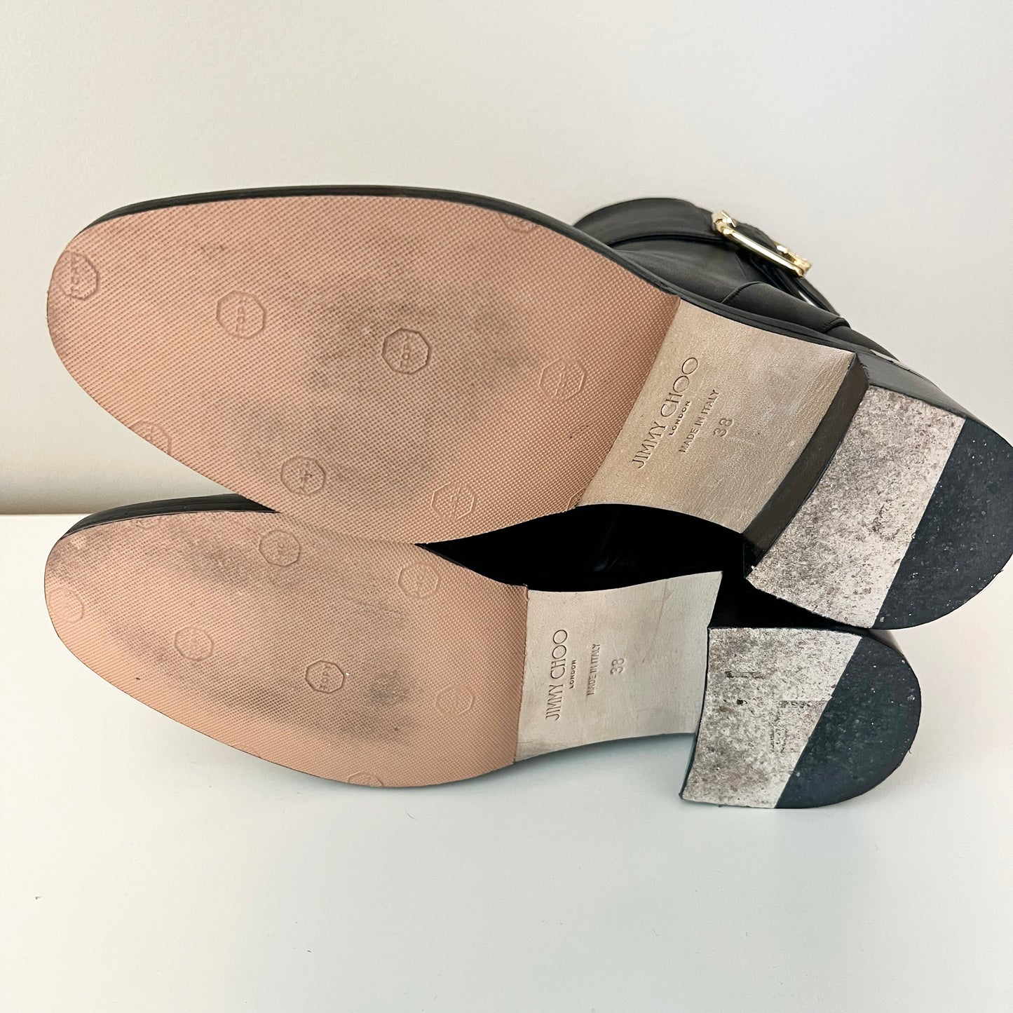 Jimmy Choo "Clarice" Boots in Black, size 38