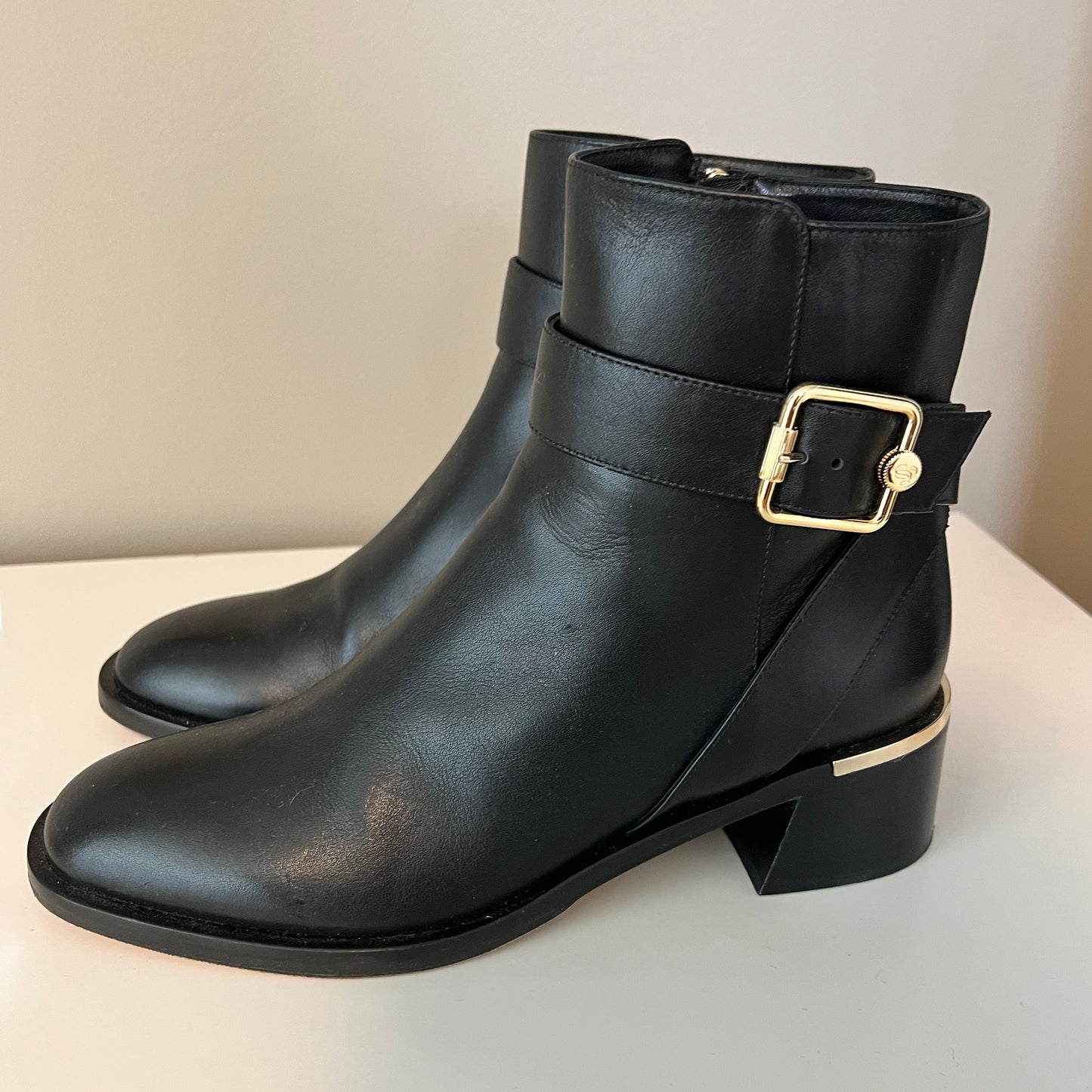 Jimmy Choo "Clarice" Boots in Black, size 38