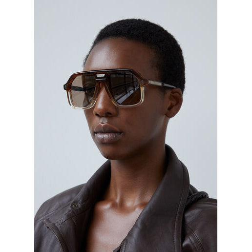Jacques Marie Mage "Casius" Sunglasses in "Beluga" Black