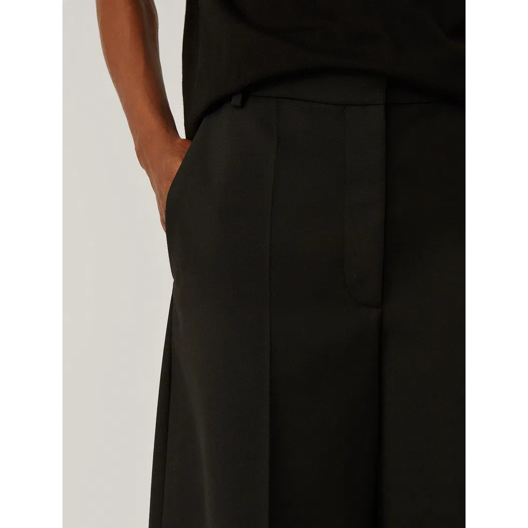 Joseph "Travis" Wool Granite Trousers in Black, size 36