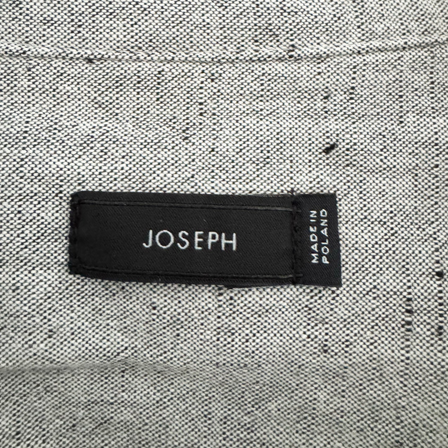Joseph "Baker" Cotton Linen Oversize Shirtdress in Black, size 38 (fits XL?)