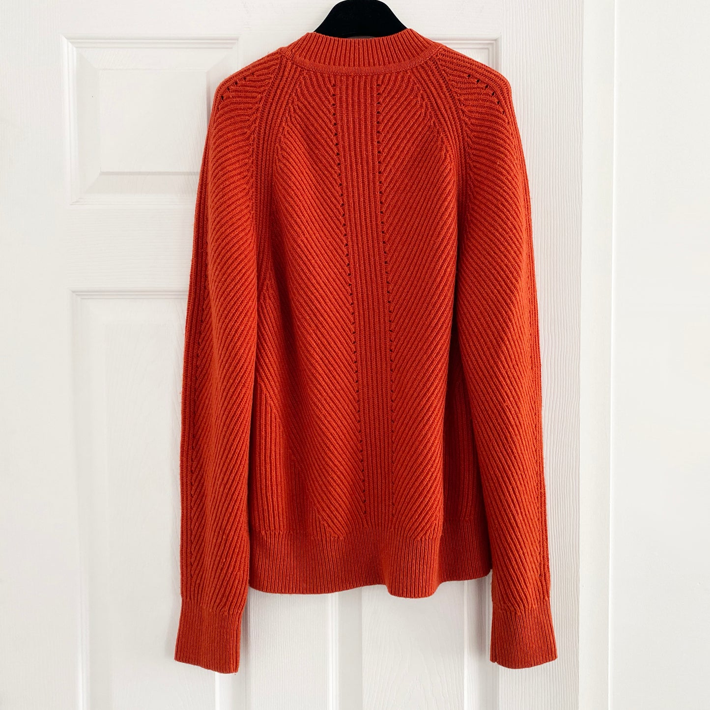 Joseph Ribbed Knit in Burnt Orange, size XS (fits XS/S)