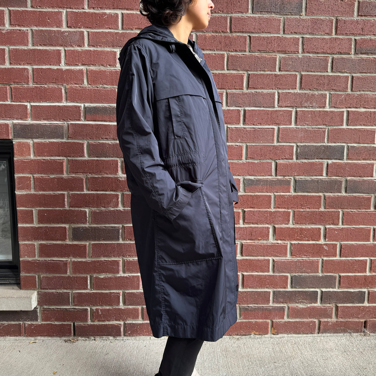 Joseph "Norton" Taffeta Nylon Jacket in Navy, size 40