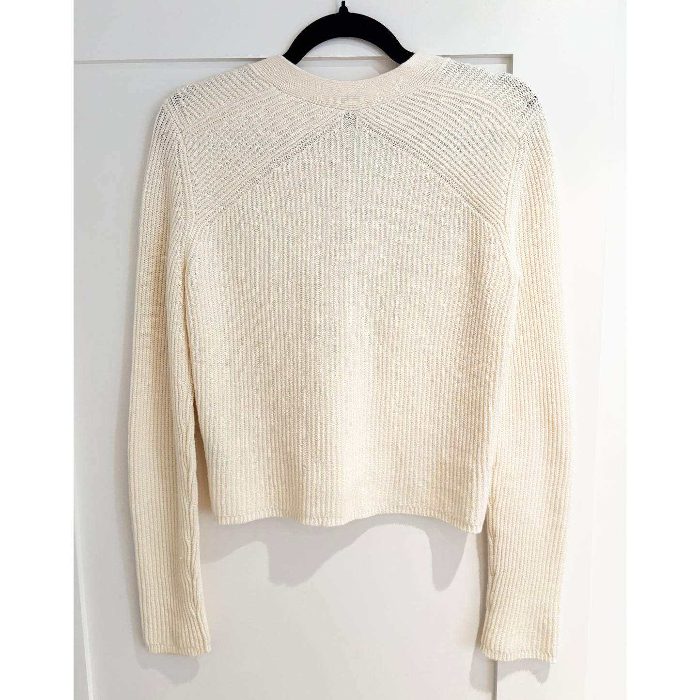 Joseph Linen Blend Cardigan in Ivory, size Small