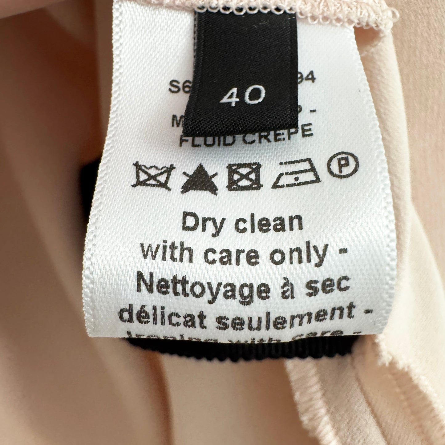 Joseph "Murphy" Crepe Top in Pink, size 40 (fits like 6/8)