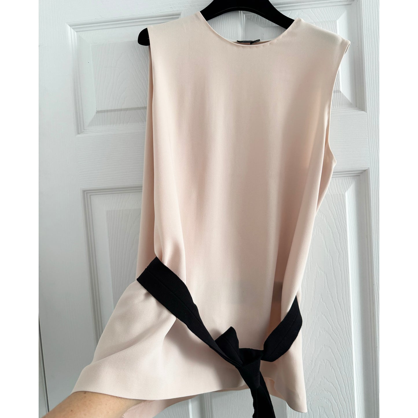 Joseph "Murphy" Crepe Top in Pink, size 40 (fits like 6/8)