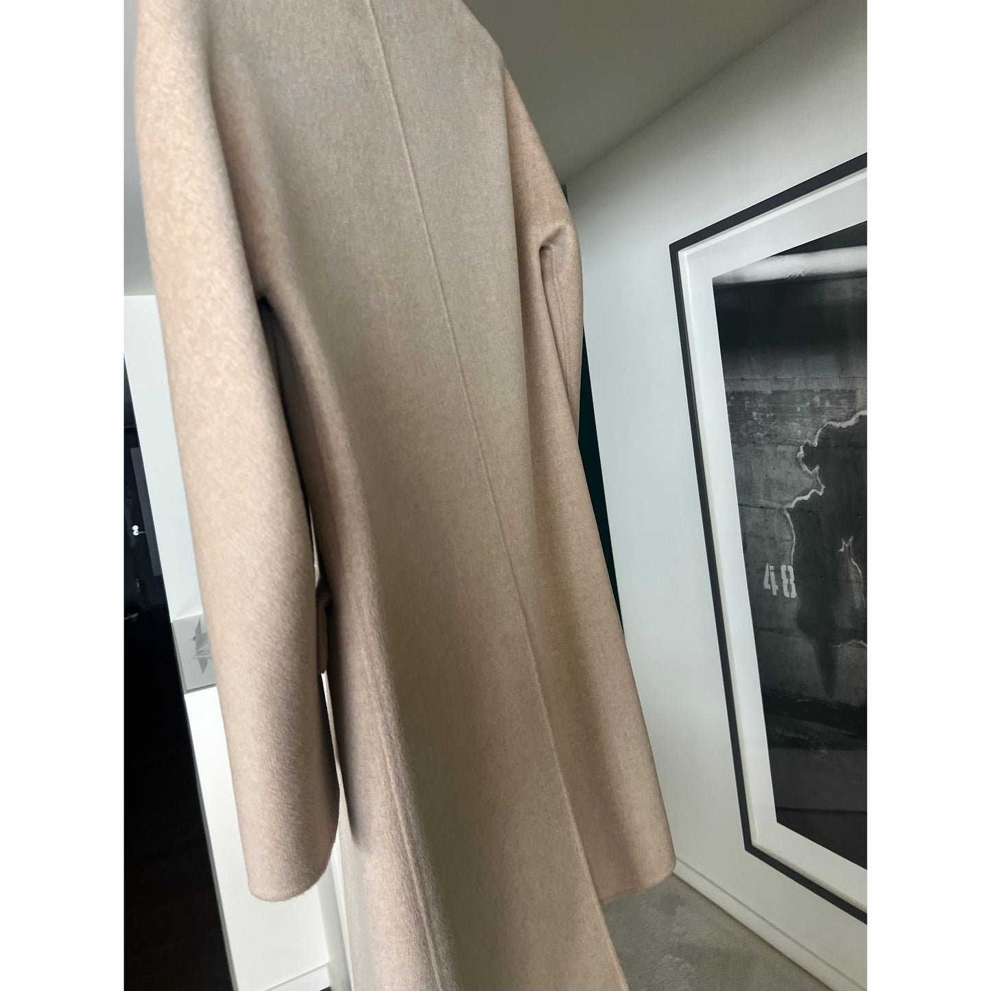 Joseph "KINO" Cashmere Coat in "Sand", size 36 (fits like a Medium)