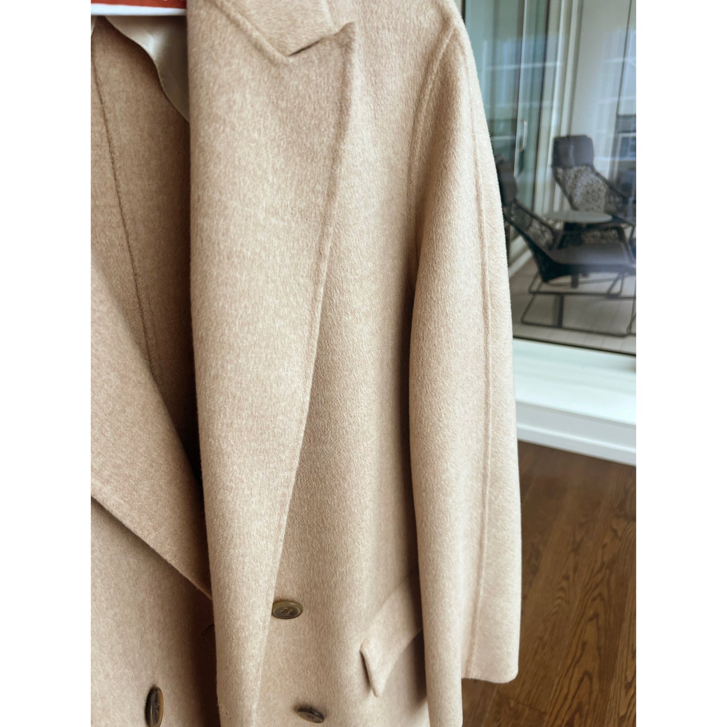 Joseph "KINO" Cashmere Coat in "Sand", size 36 (fits like a Medium)