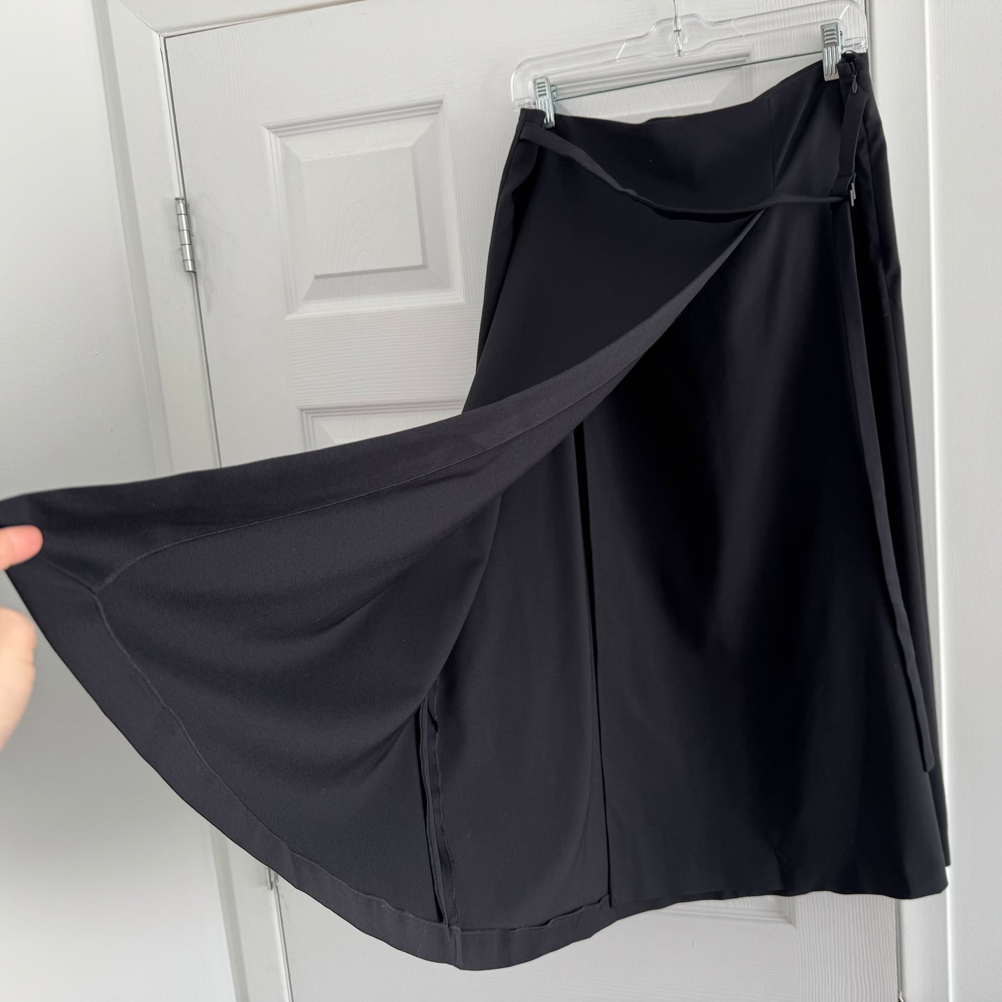 Joseph "Safra" Black A-Line Skirt, size 44