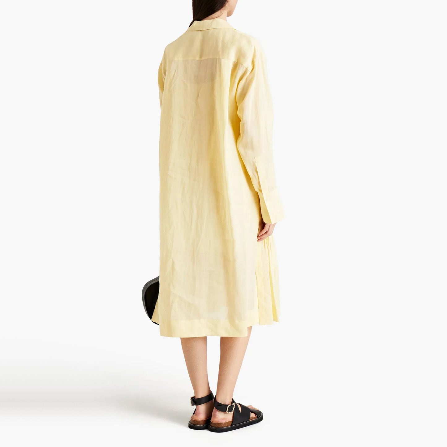 Robe Joseph Pale Yellow Ramie « Dan », taille 34 (convient comme taille 2)