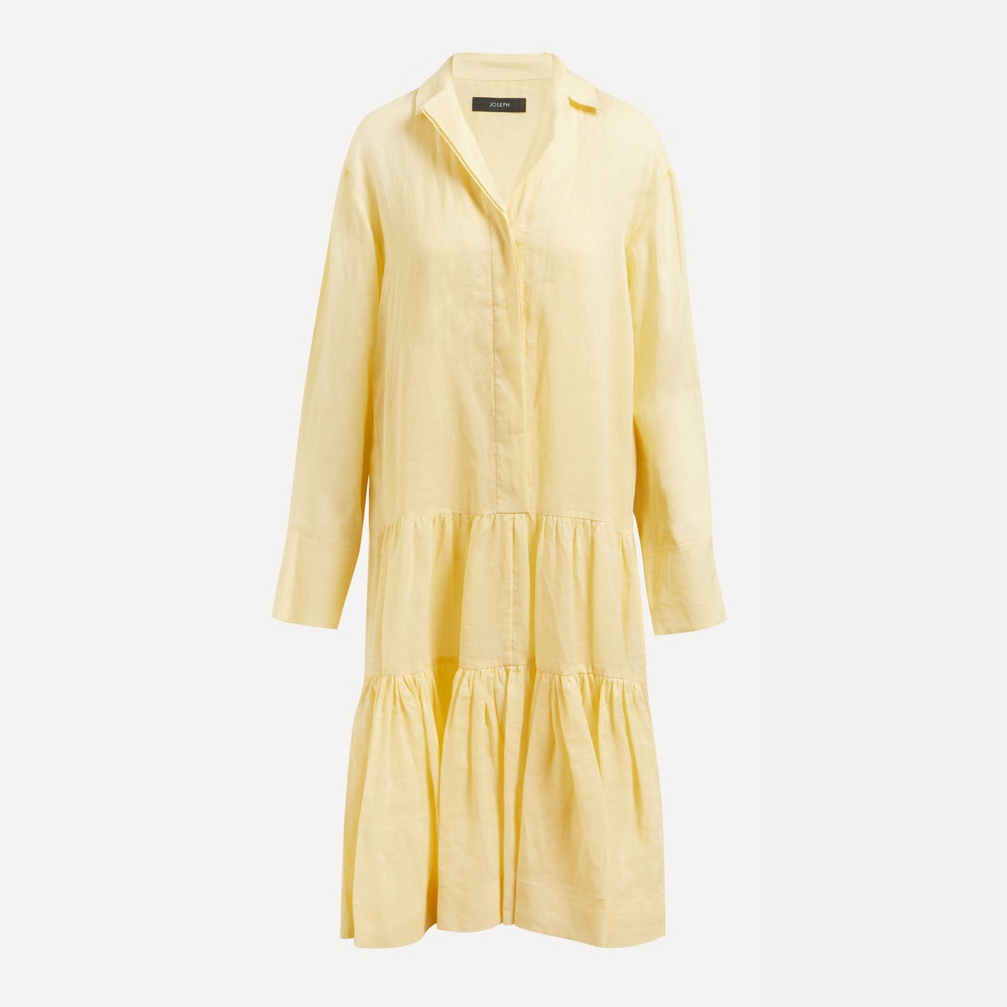 Robe Joseph Pale Yellow Ramie « Dan », taille 34 (convient comme taille 2)