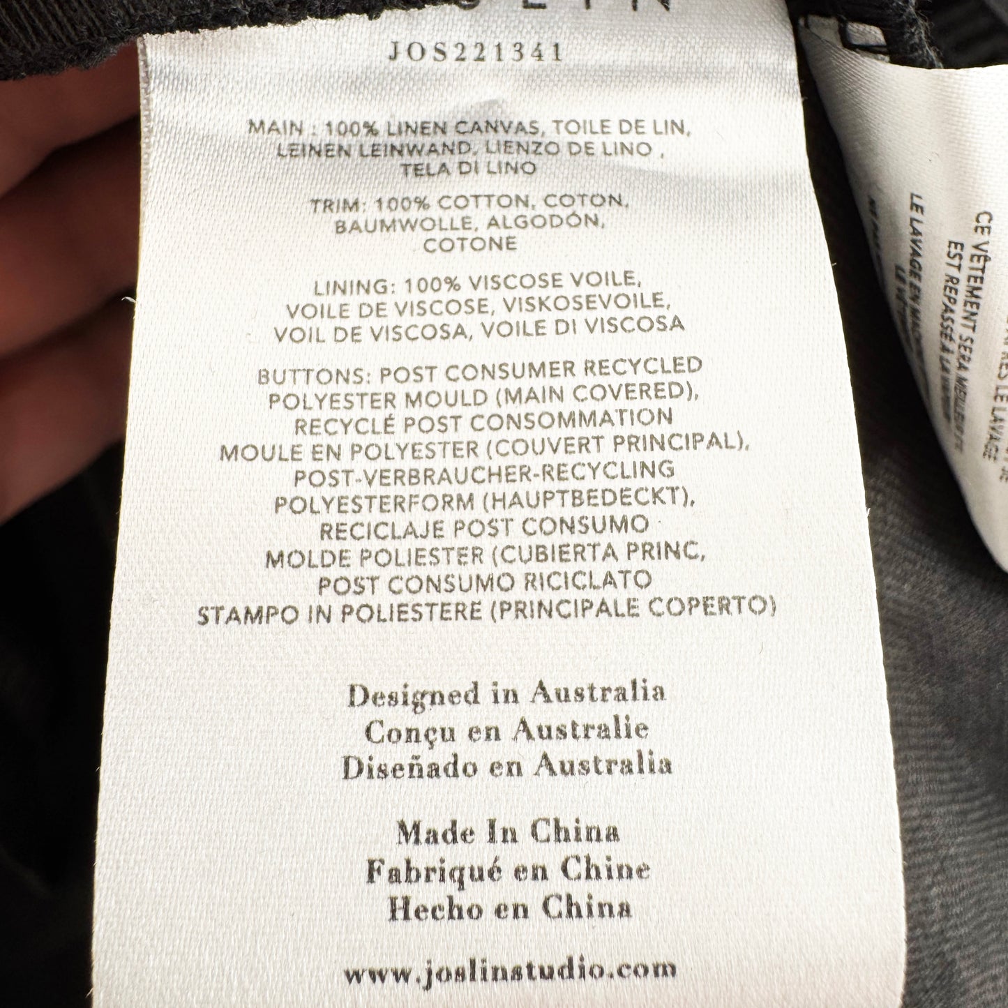 JOSLIN Mavis Ruffled Lace-Trimmed Dress in Black, size 8US/12UK