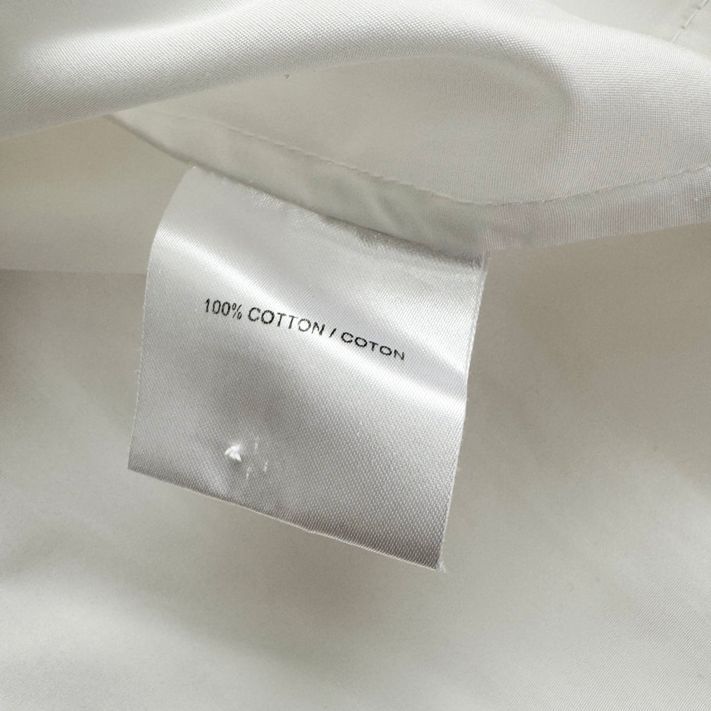 Judith & Charles White Poplin Shirt, size 6