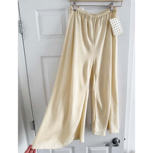 Pantalon Khaite Lindy en « Champagne », taille petite