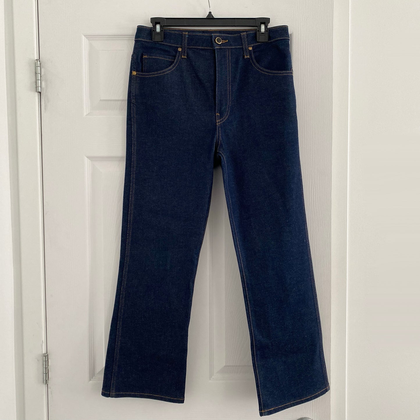 Khaite "Vivian" Jeans in Dark Denim, size 30 (fits like 28/29)