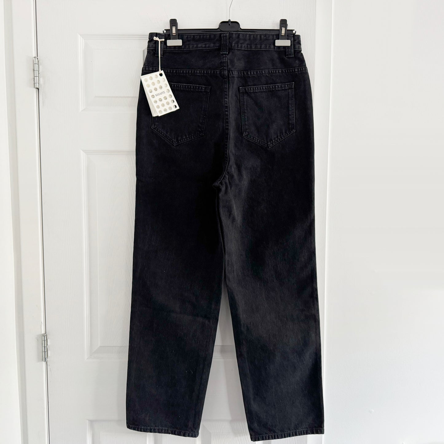 Khaite "Martin" Jeans in Black, size 29