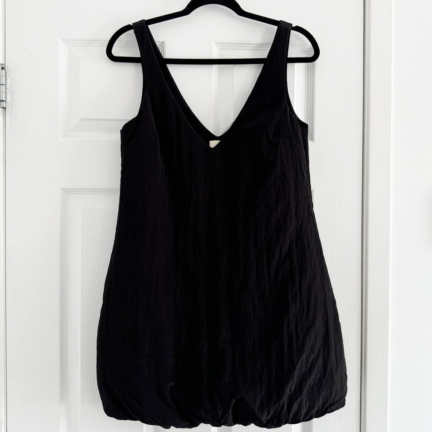 Khaite "Branna" Padded Dress in Black, size 2