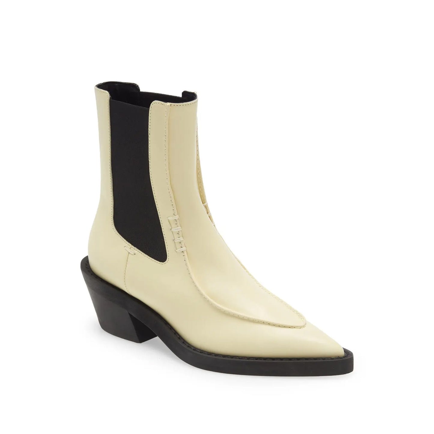 Khaite "Charleston" Boots in Ivory, size 38 (fits like size 7)